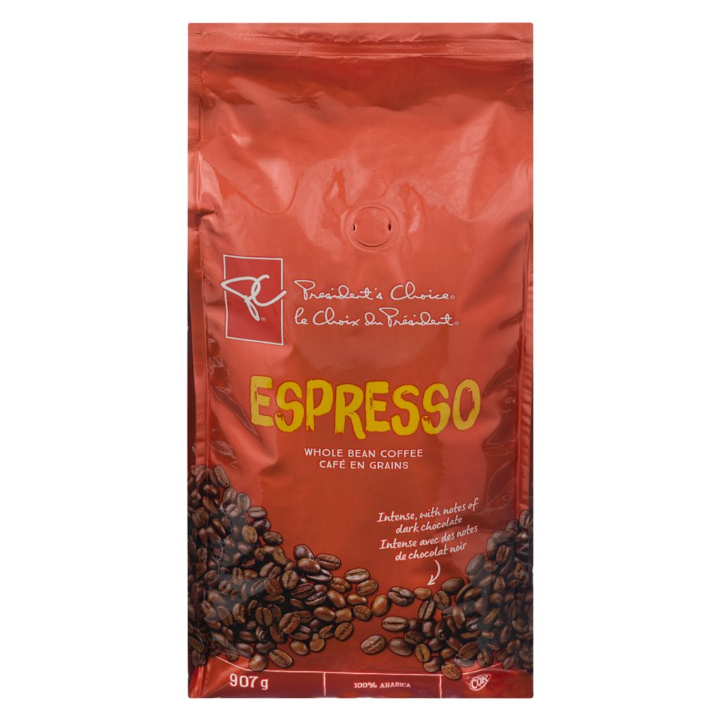PC Whole Bean Espresso Coffee 907g/32 oz., {Imported from Canada}