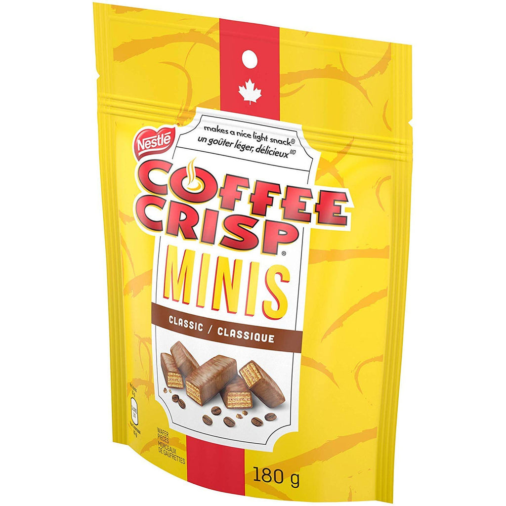 COFFEE CRISP NESTLE Minis, 180g/6.3 oz., Bag {Imported from Canada}