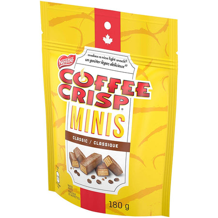 COFFEE CRISP NESTLE Minis, 180g/6.3 oz., Bag {Imported from Canada}