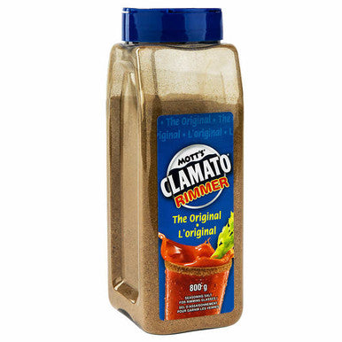 Motts Clamato Rimmer Seasoning Salt for Rimming Glasses, 800g/1.8lbs. {Imported from Canada}