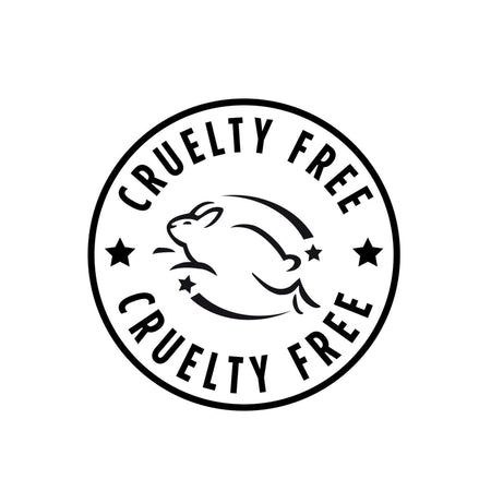 Cruelty Free logo with a animal icon on a white background
