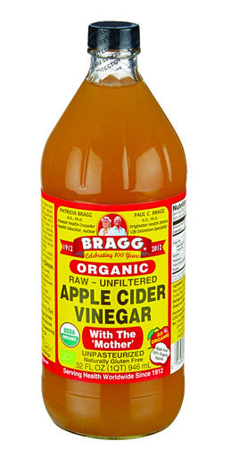 Bragg Organic Raw Apple Cider Vinegar, 946ml/32oz., {Imported from Canada}