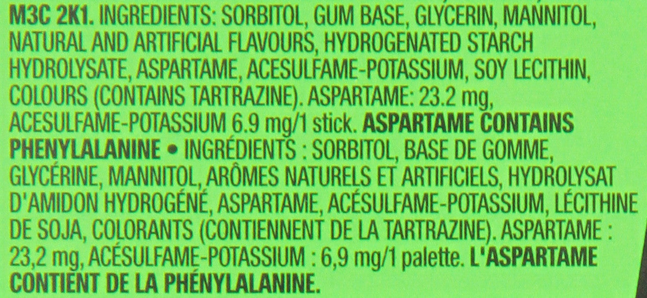 Wrigley 5 Rain-Tingling Spearmint, 10ct/150 sticks total, (Imported from Canada)