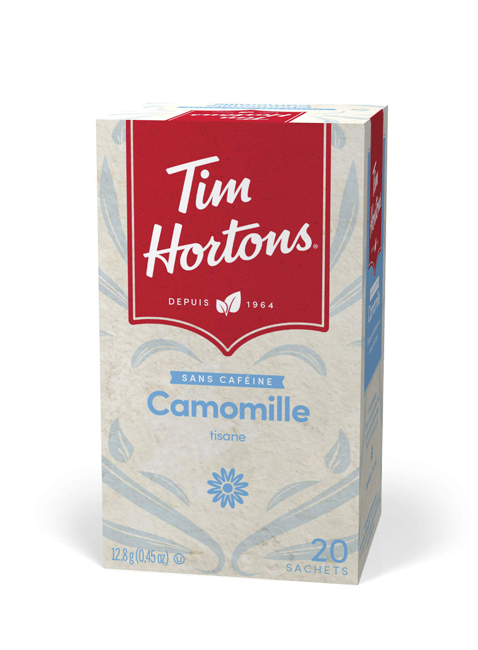 Tim Horton's Chamomile Tea Bags, 20 Count, 12.8g/0.45 oz., {Imported from Canada}