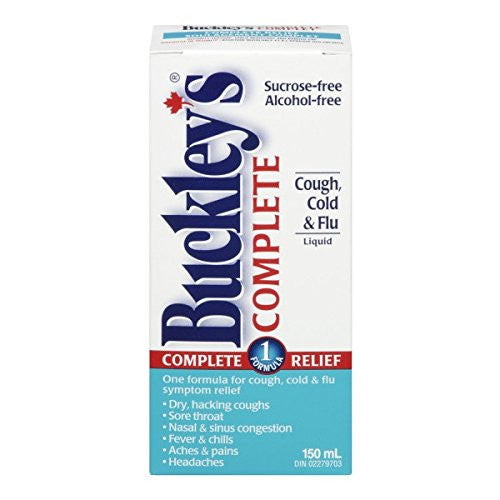 Buckley's Original Complete Cough Cold & Flu - 150ml/5.1 oz (Imported from Canada)