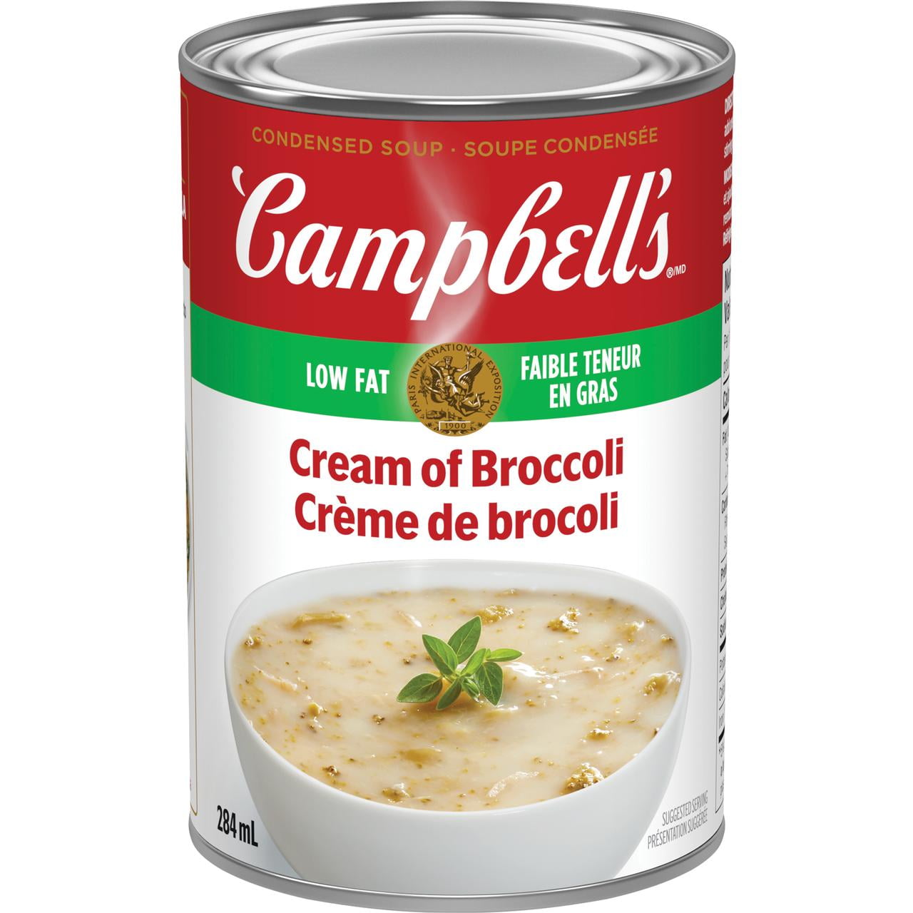 Campbell's Low Fat Cream Of Broccoli Soup, 284ml/9.6 oz