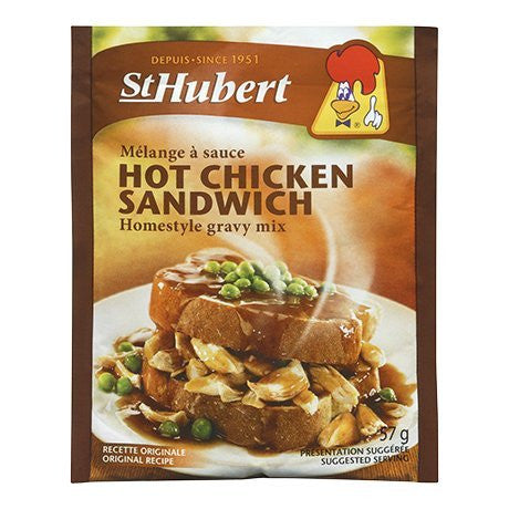 St Hubert Hot Chicken Sandwich Homestyle Gravy Mix 57g/2 oz., 3pk {Imported From Canada}