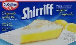 Dr. Oetker Shirriff Pie Filling and Dessert Mix, Lemon, 425g/15oz. {Imported from Canada}