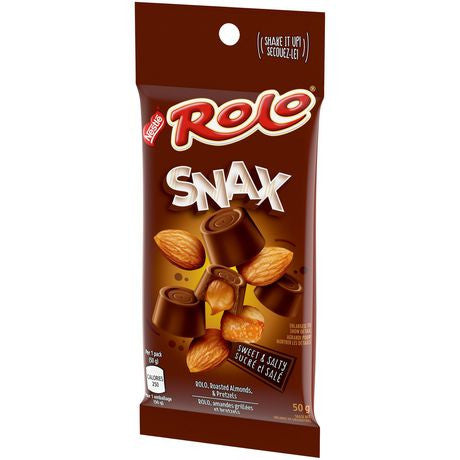Nestle Rolo Snax Chocolate Snack Mix, 50g/1.8oz, 12pk, {Imported from Canada}