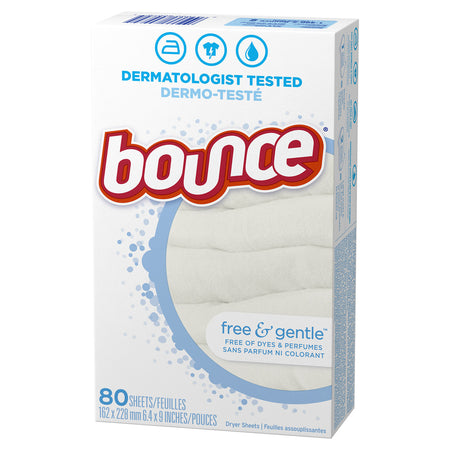 Bounce Free & Gentle, Fabric Softener Sheets, 80 Count {Imported from Canada}