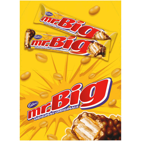 Cadbury Mr. Big Chocolate Bars, 24ct, 60g/2.1 oz. each{Imported from Canada}