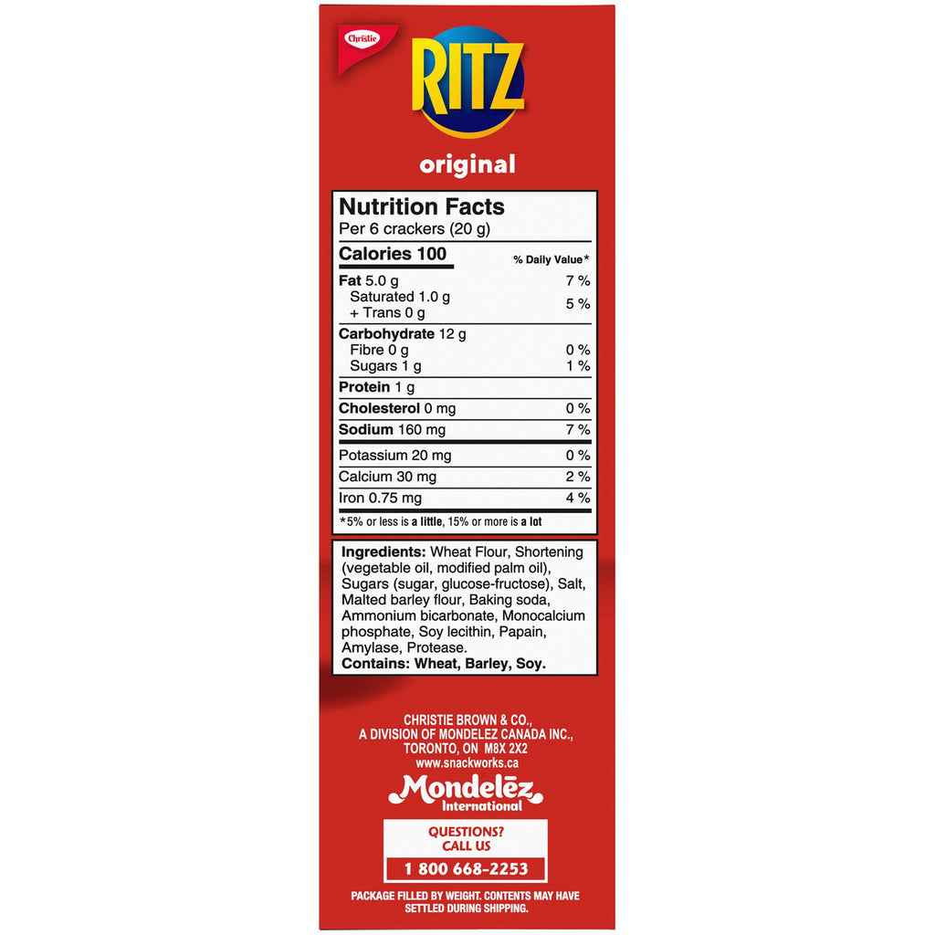 Ritz Original 200g/7.1 oz.,  (Pack of 3) {Imported from Canada}