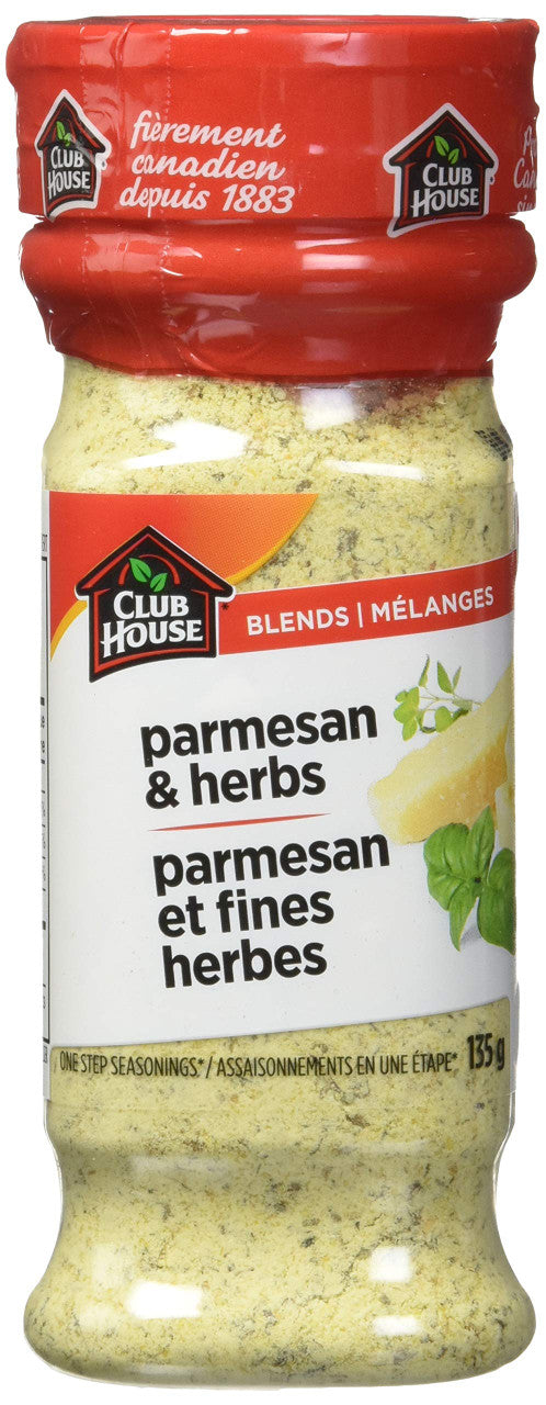Club House, Signature Blend, Parmesan & Herbs, 135g/4.8 oz., {Imported from Canada}