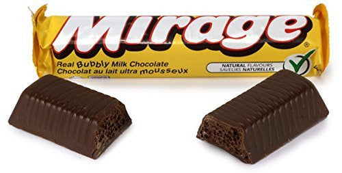 Nestle Mirage, Real Bubbly Milk Chocolate Bars (10ct) 41g/1.4 oz., {Imported from Canada}