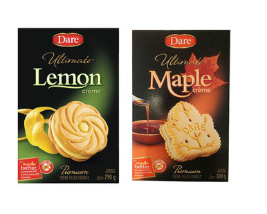 Dare Maple Creme Cookies and Dare Lemon Creme Cookies Bundle {Imported from Canada}