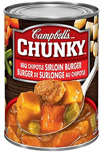 Campbell's Chunky BBQ Chipotle Sirloin Burger Soup, 540ml/18.3 oz. (Canadian)