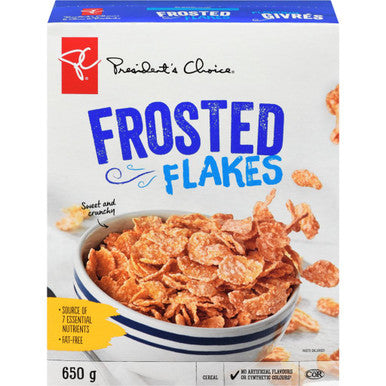 PC Frosted Flakes Cereal (650g/22.9 oz) {Imported from Canada}