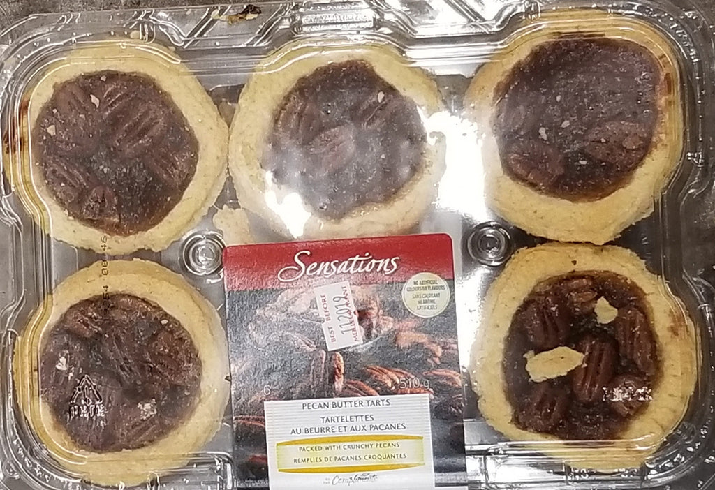 Sensations, Pecan Butter Tarts, 510g/18oz,. 6ct, {Imported from Canada}