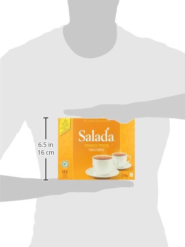 Salada Orange Pekoe Tea 144 PC, 418g box, (Imported from Canada)