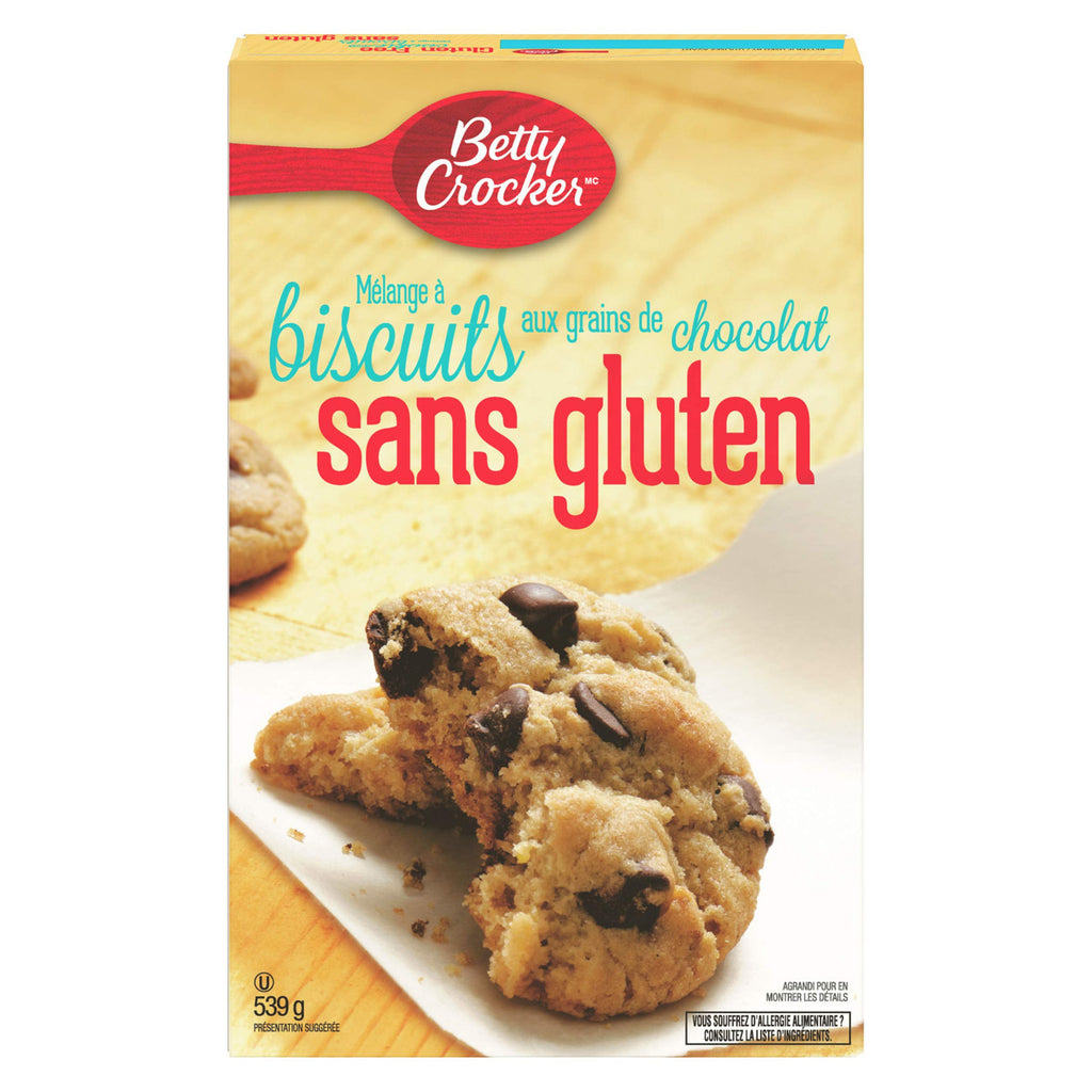 Betty Crocker Gluten Free Cookie Mix Chocolate Chip 539g/19 oz., {Canadian}