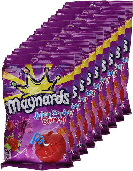 Maynards Juicy Squirts Berry, 170g/6oz., 9 Count, {Imported from Canada}