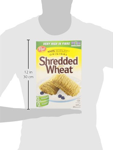 Post Shredded Wheat, Big Biscuit, 425g/15oz., {Imported from Canada}