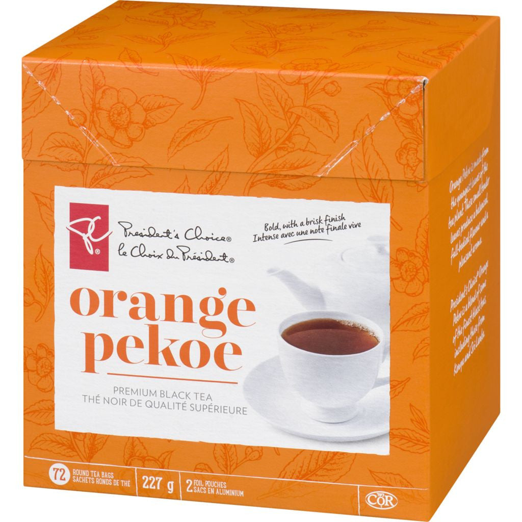 President's Choice, Orange Pekoe Black Tea, 227g/8oz., 72ct, {Imported from Canada}