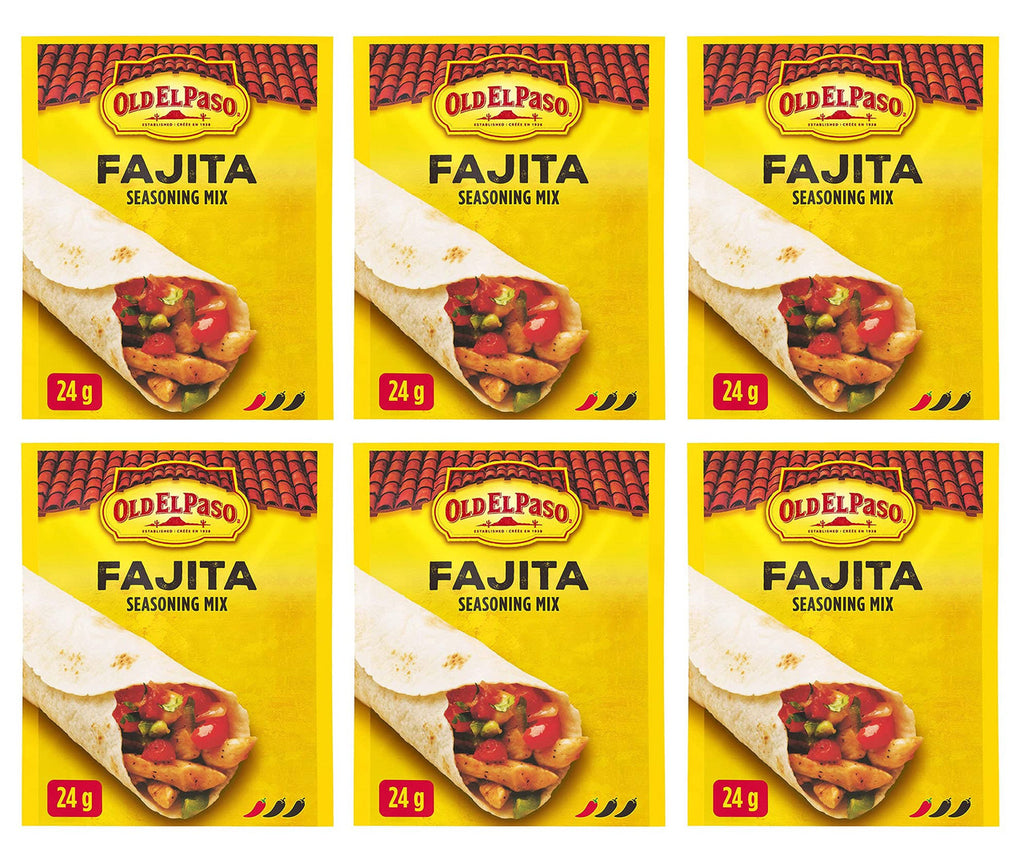 Old El Paso Fajita Seasoning Mix, 24g/0.8oz., 6-Pack {Imported from Canada}