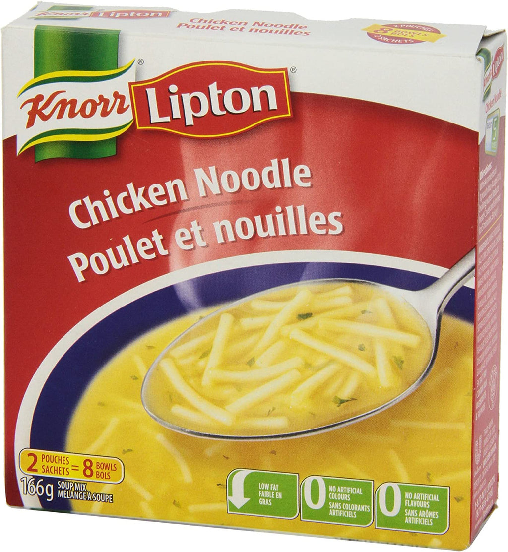 Knorr Lipton Chicken Noodle Dry Soup Mix, 166g/5.9 oz., {Imported from Canada}