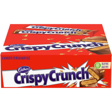 Crispy Crunch Chocolate BAR 24pk (48g Per Pack) Made in Canada