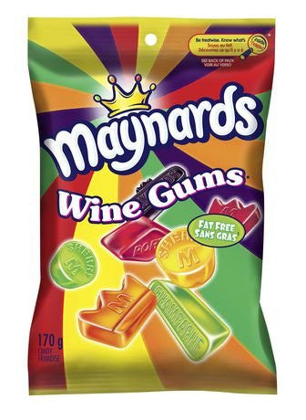 Maynards Wine gums, 4 packs 170g  (Imported from Canada)