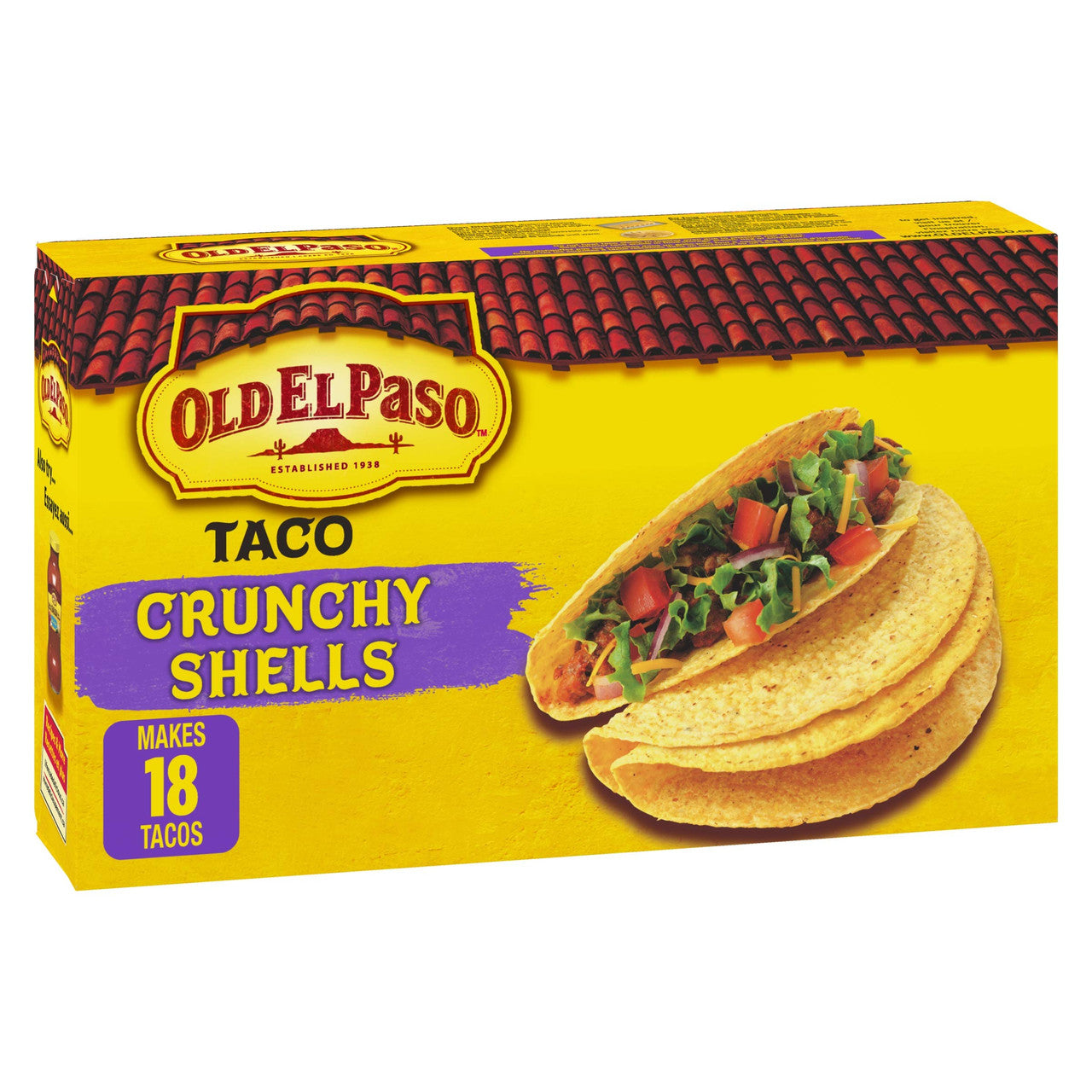 Old El Paso Gluten Free Taco Crunchy Shells (18pk) 191g/6.7 oz {Imported from Canada}
