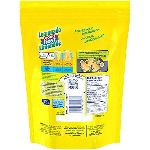 GOOD HOST Lemonade Mix, 1.7kg/3.7 lbs., Pouch {Imported from Canada}