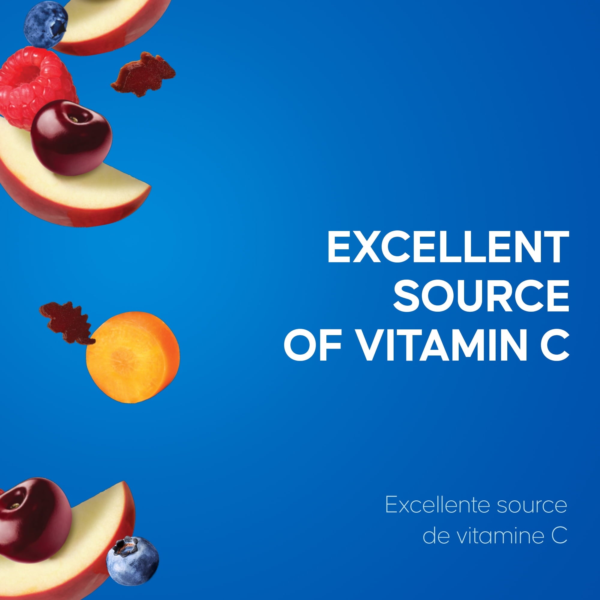 SunRype Fruit to Go + Veggie Bites, Apple Berry Carrot – 8 Pouches x 14g (112g/4 oz) - Excellent Source Of Vitamin C