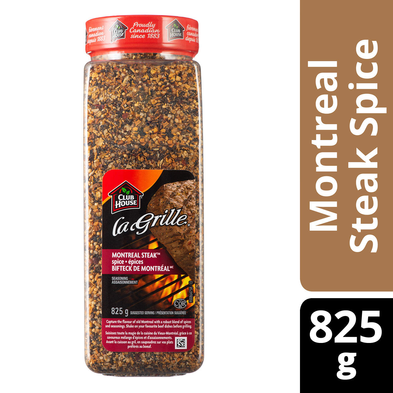 Club House La Grille Montreal Steak Spice, 825g/29.1oz. {Imported from Canada}