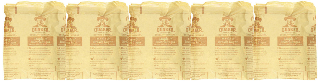 Quaker Oats Maple and Brown Sugar Oatmeal, 430g {Imported from Canada}