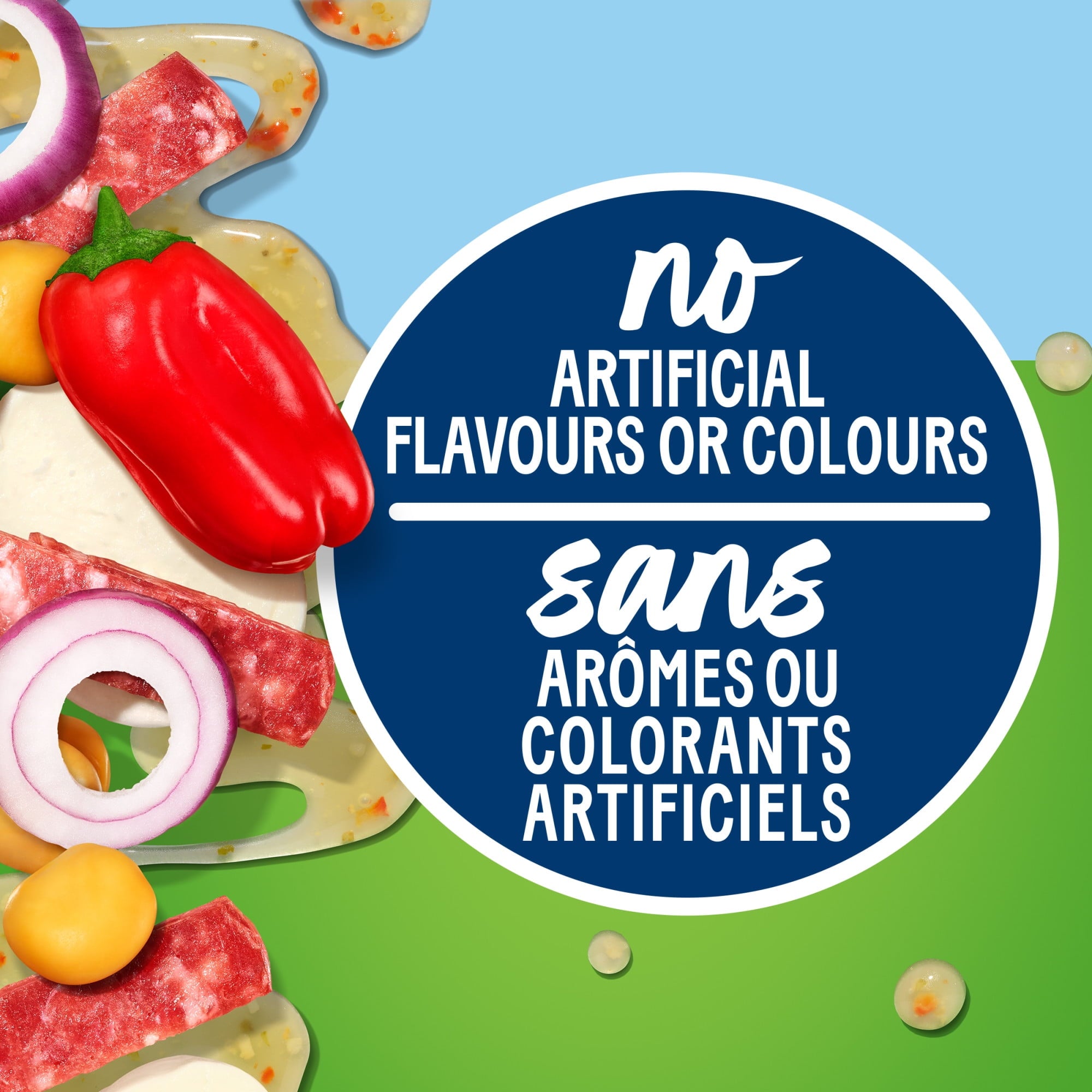 No artificial flavors or colors label