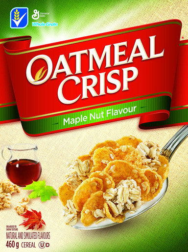 Oatmeal Crisp Maple Nut Flavour, Cereal, 460g/16oz (Imported from Canada)