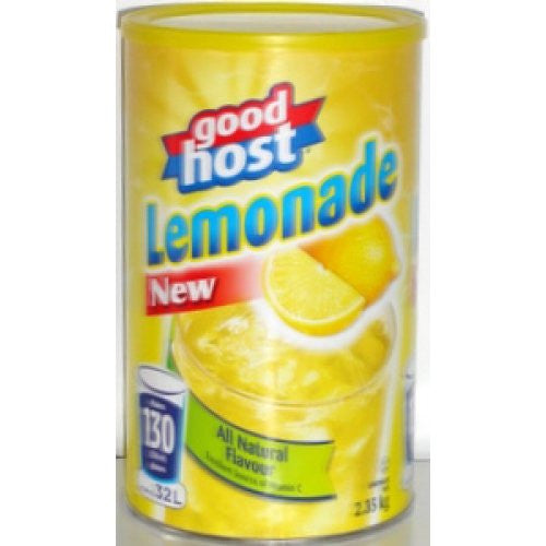 Good Host Lemonade, All Natural Flavour, 2.35kg/5.2 lbs. {Imported from Canada}