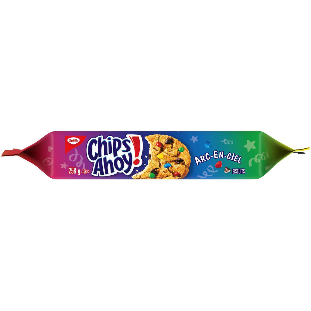 Christie Chips Ahoy Rainbow Chocolate Chip Cookies, 258g/9.1oz {Imported from Canada}