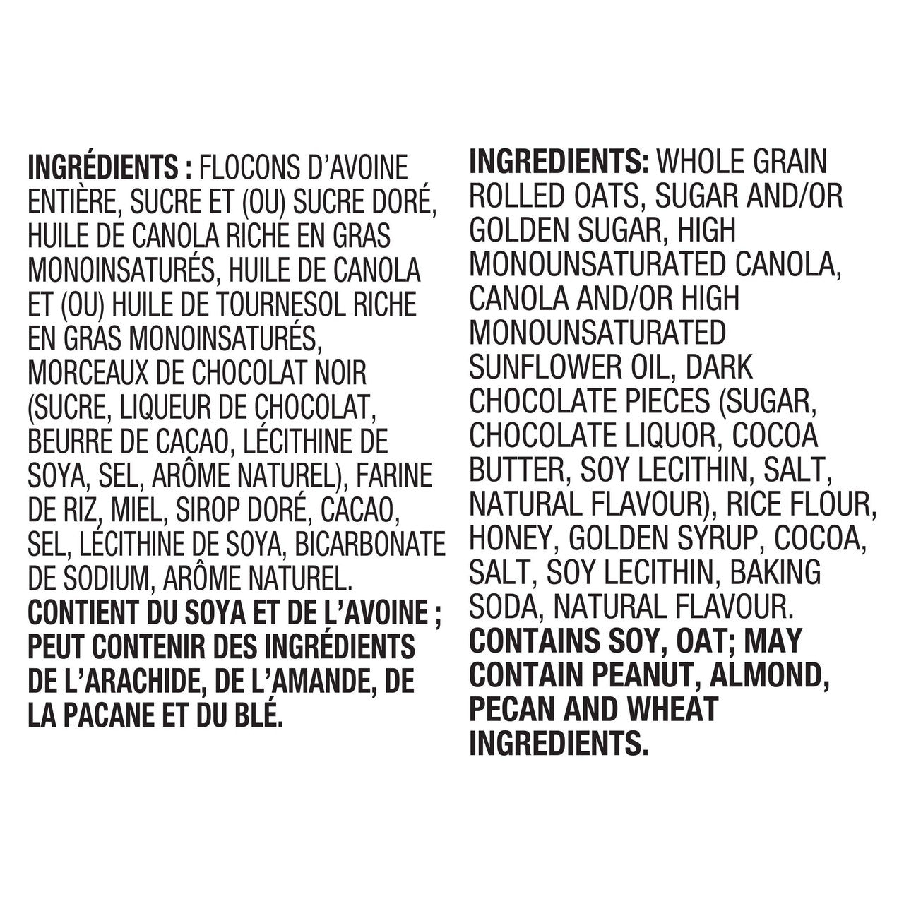 NATURE VALLEY Crunchy Granola Bar Oats and Dark Chocolate (10ct Box), 210g/7.4 oz., {Imported from Canada}