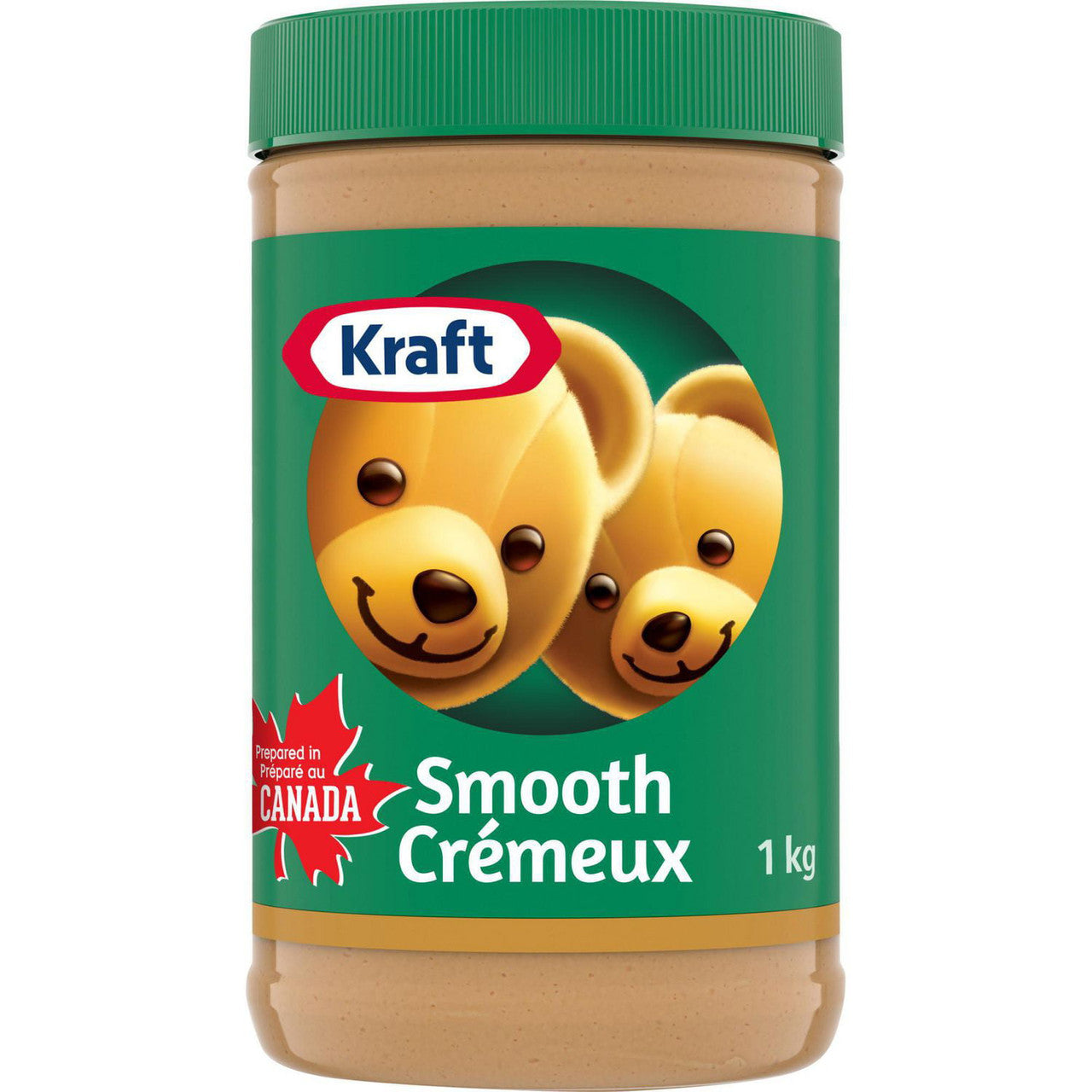 Kraft Peanut Butter Smooth 1 Kg/ 2.2 lbs., {Imported From Canada}