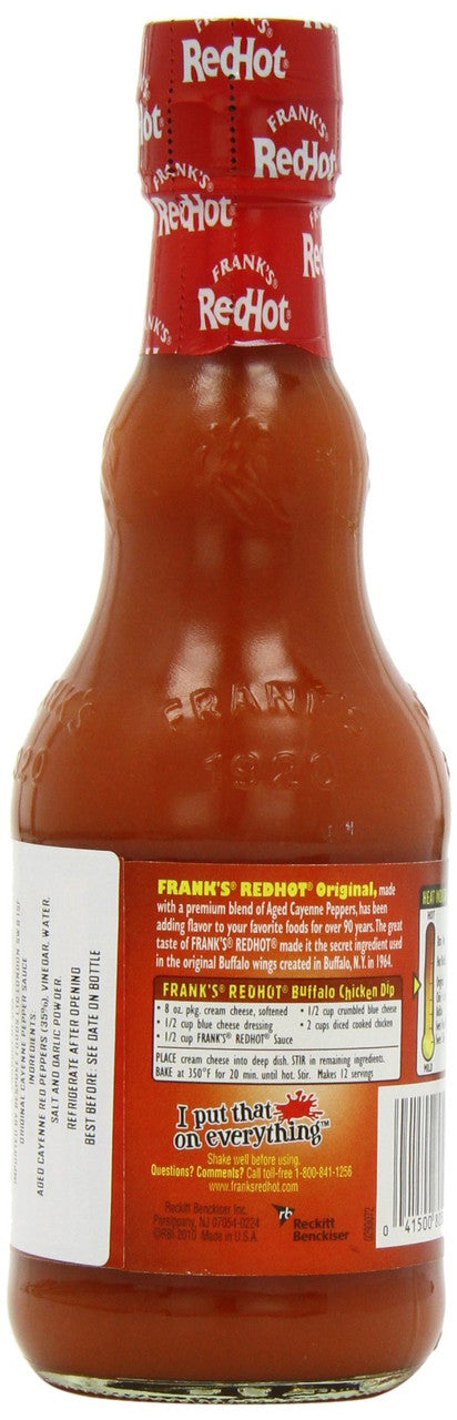 Franks Red Hot Sauce, 12 Ounce {Imported from Canada}