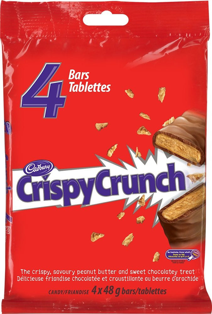 Cadbury Crispy Crunch Candy, 4ct x 48g bars {Imported from Canada}