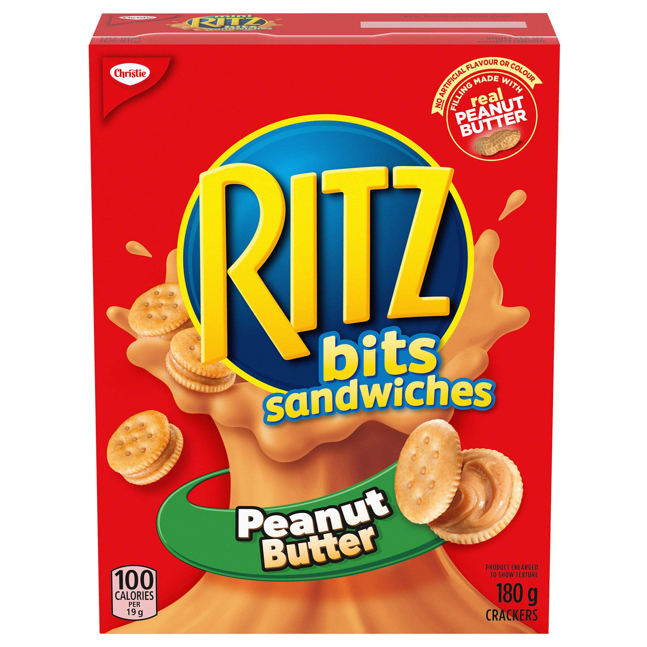 Ritz Bits Sandwiches Peanut Butter Flavour 180g/6.35oz {From Canada}
