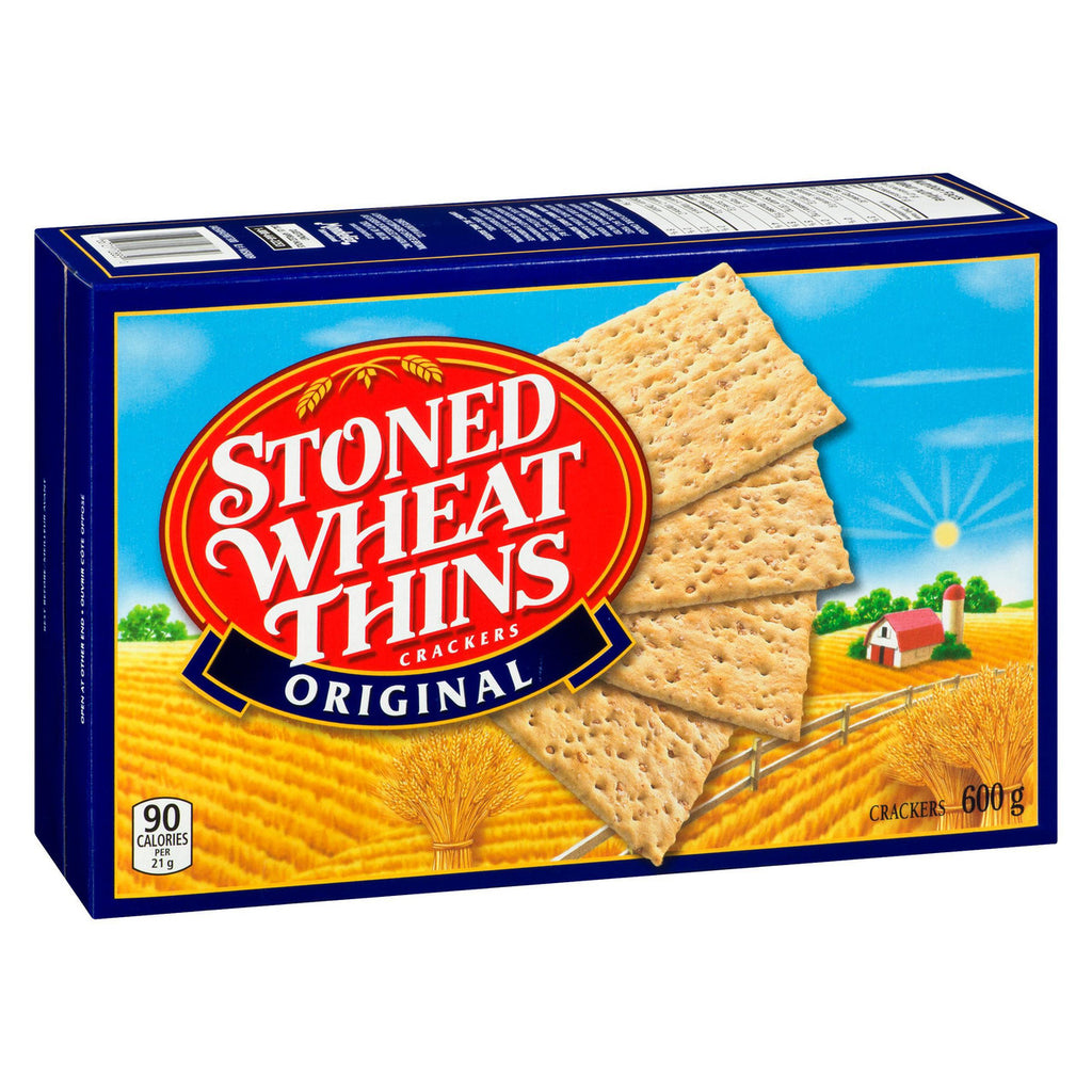 Christie Stoned Wheat Thins Original Crackers, 600g/21.2 oz., {Imported from Canada}