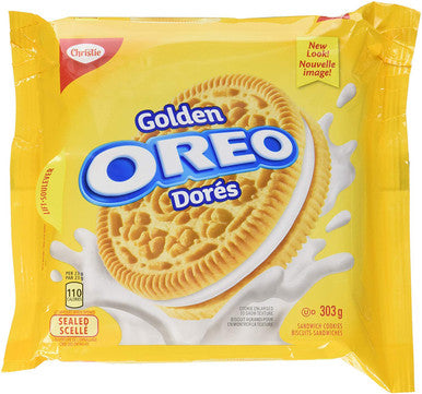 Oreo Golden Cookies, 303g/10.7oz, Bag, {Imported from Canada}