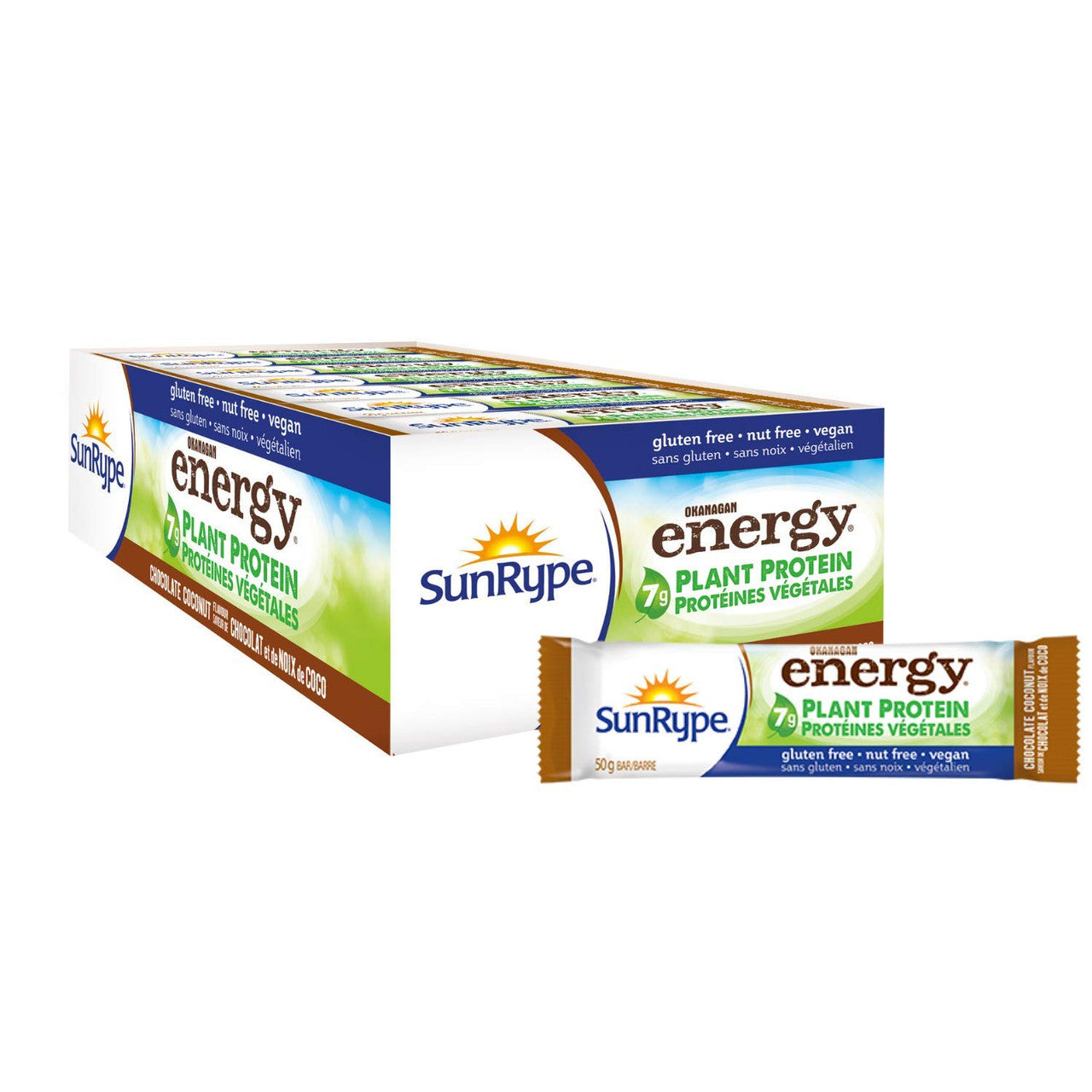 SunRype Energy Bar, Chocolate Coconut, (35ct) 50g/1.8g {Imported from