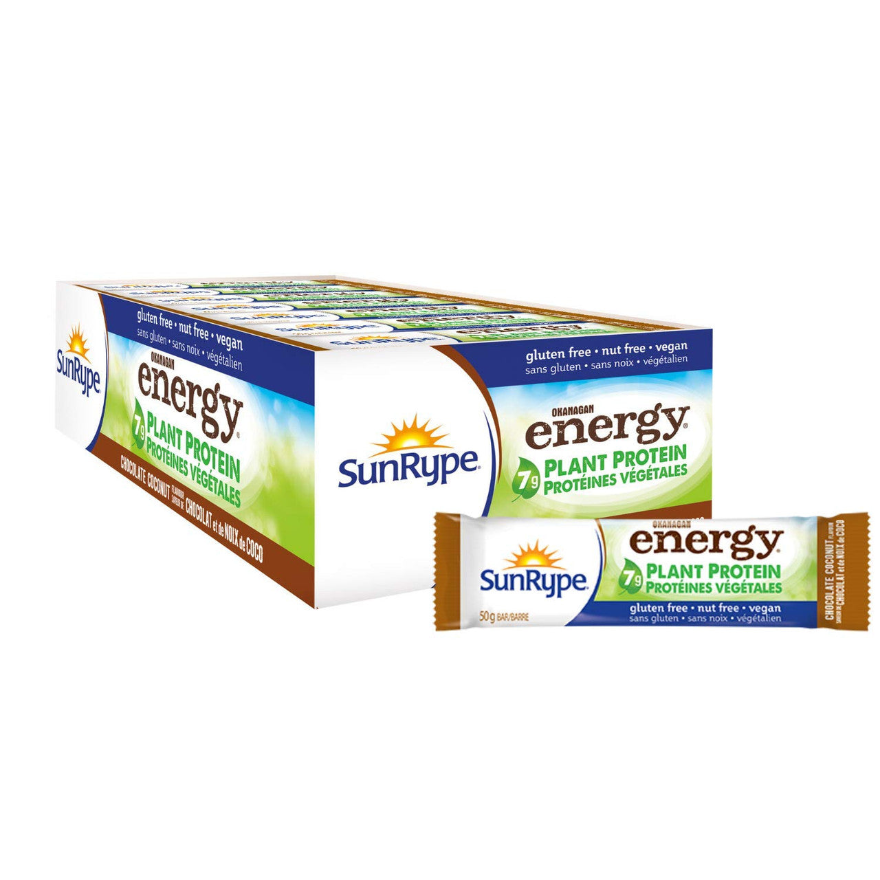SunRype Energy Bar, Chocolate Coconut, (35ct) 50g/1.8g {Imported from Canada}