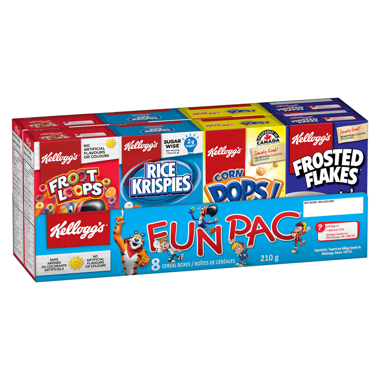 Kellogg's Fun Pac Cereal, 210g/7.4 oz., Box {Imported from Canada}
